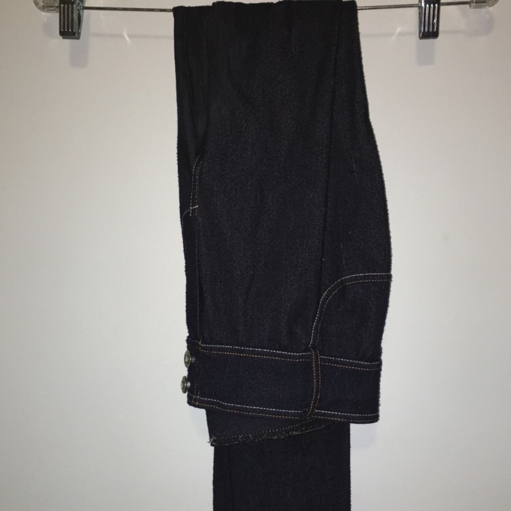 jeggings with faux diamond buttons